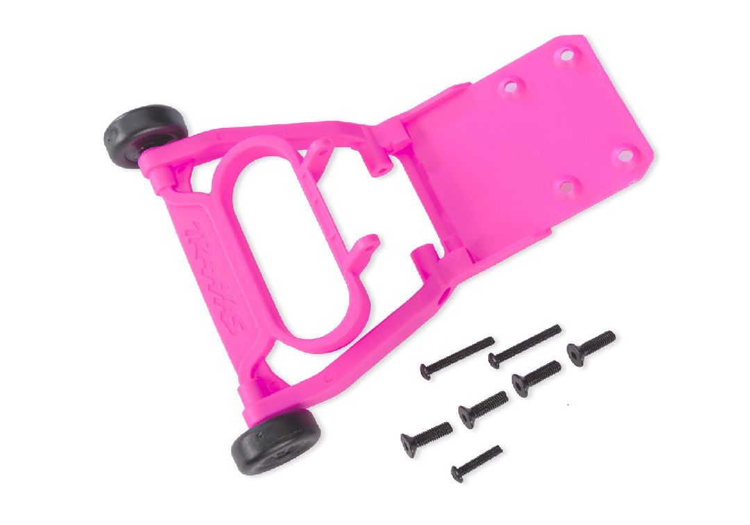 Traxxas Wheelie Bar, Assembled, Non-Adjustable - Pink