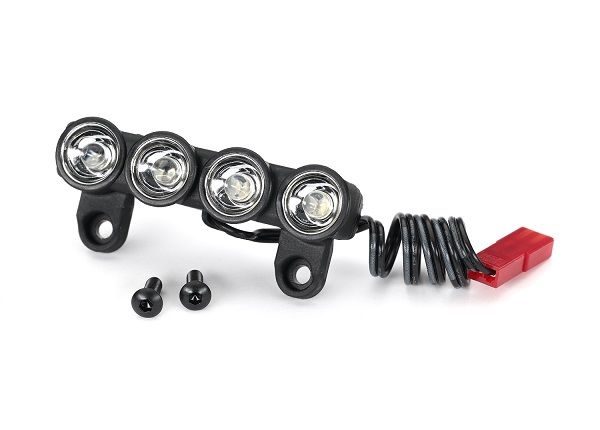 Traxxas Led Light Bar, Front (Assembled)/ 3X8 BCS (2)/ 2.5X8 BCS (2) (Requires TRA3735 Front Bumper For 2WD Rustler Or Bandit)