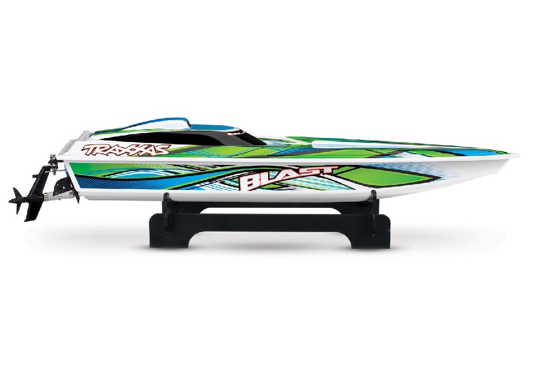 Traxxas Blast 24" High Performance RTR Race Boat - Green - Click Image to Close