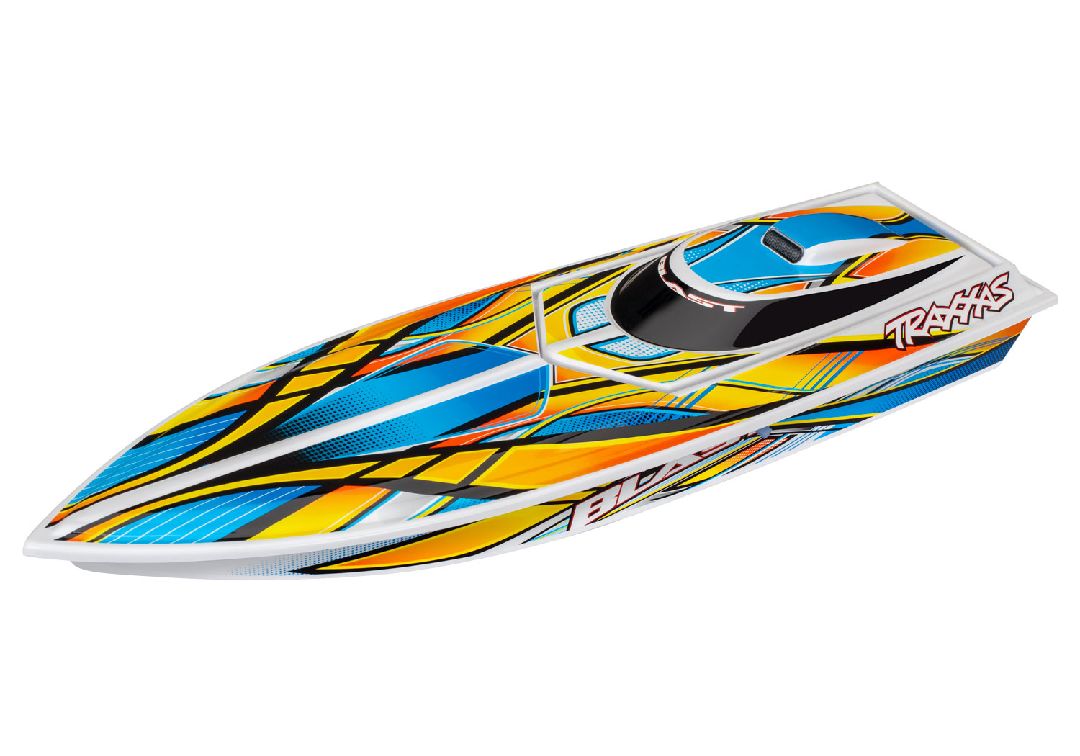 Traxxas Blast 24" High Performance RTR Race Boat - Orange - Click Image to Close