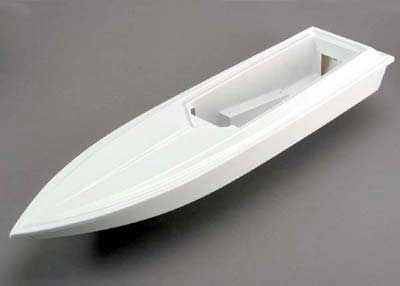 Traxxas Hull & lower deck assembly with foam flotation - Click Image to Close