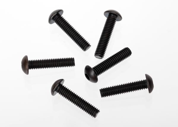 Traxxas Screws, 4x18mm Button-Head Machine (Hex Drive) (6) - Click Image to Close