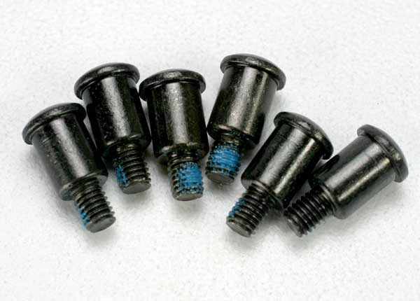 Traxxas Shoulder screws, 3x10mm (6) (with threadlock) - Click Image to Close