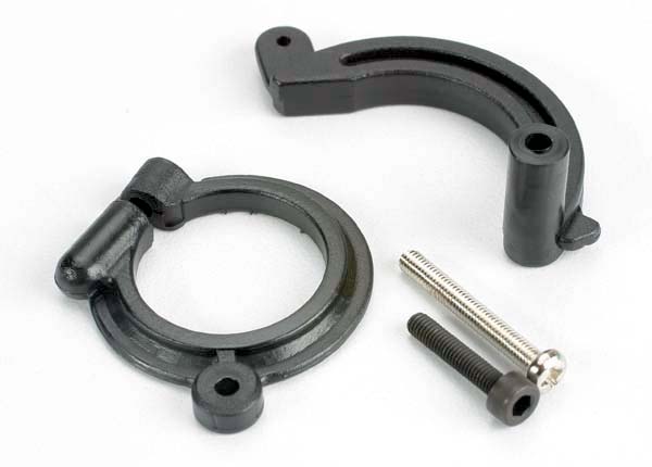 Traxxas Brake support bracket/ brake band/ 3x25mm roundhead mach - Click Image to Close