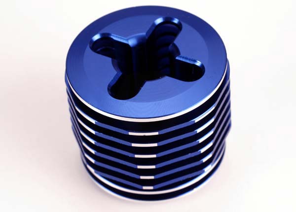 Traxxas Pro-15 Cooling Head (Blue)