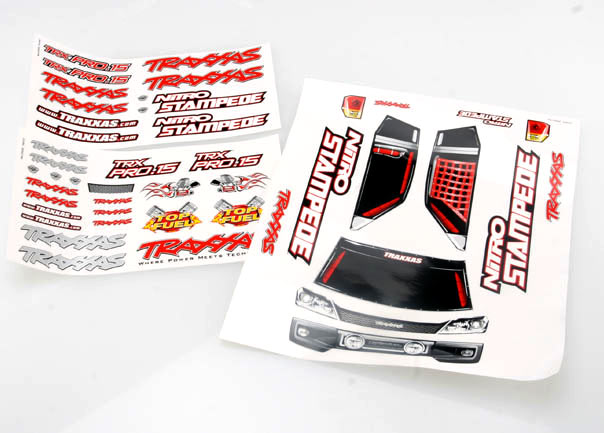 Traxxas Decal Sheets, Nitro Stampede