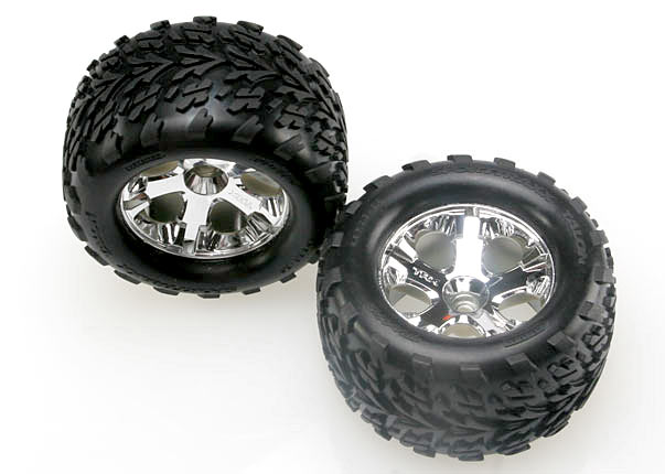 Traxxas Tires & Wheels, Assembled, Glued (2.8