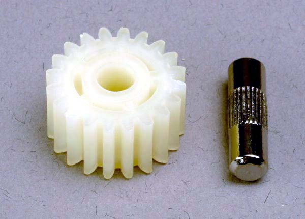 Traxxas Idler Gear (20-Tooth)/ Idler Gear Shaft - Click Image to Close