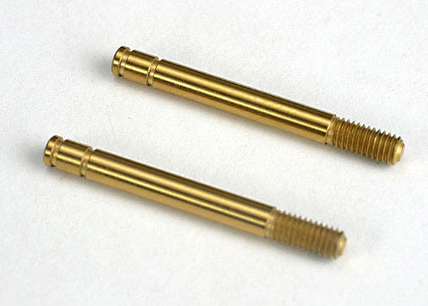 Traxxas Shock Shafts, Hardened Steel, Titanium Nitride Coated (2