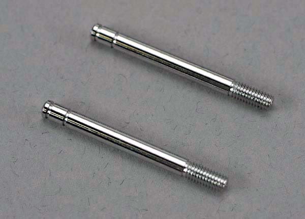 Traxxas Shock Shafts, Steel, Chrome Finish (32mm) (2) - Click Image to Close