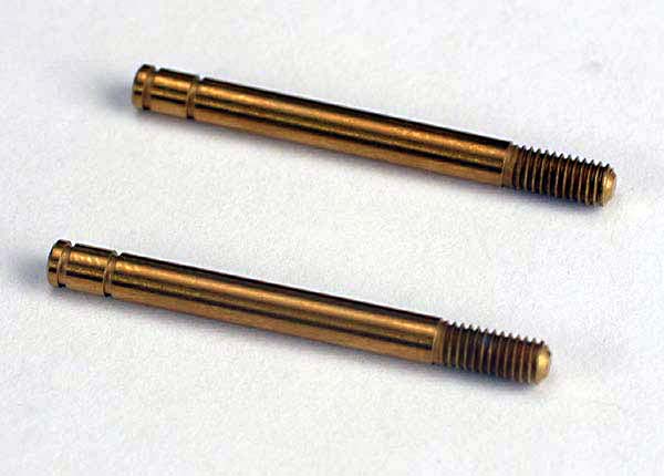 Traxxas Shock Shafts, Hardened Steel, Titanium Nitride Coated (3 - Click Image to Close