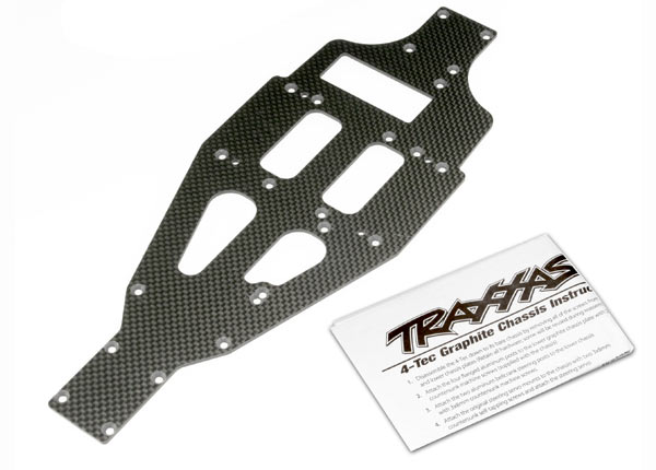 Traxxas Lower Chassis, Graphite - Click Image to Close