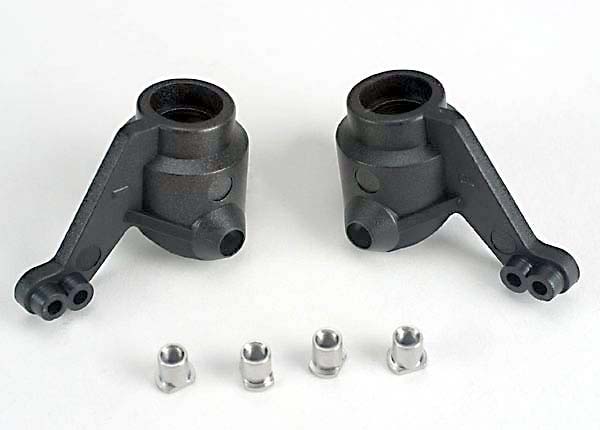 Traxxas Steering Blocks/ Axle Housings (L&R) w/ Metal Inserts(3x4.5x5.5mm) (2)