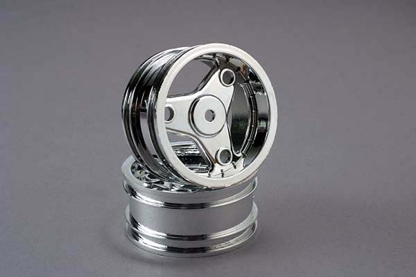 Traxxas Wheels, Chrome, Three-Spoke (2)