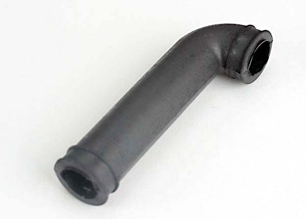 Traxxas Exhaust Pipe, Rubber (N. Rustler/Sport/4-Tec) (Side Exhaust Engines Only)