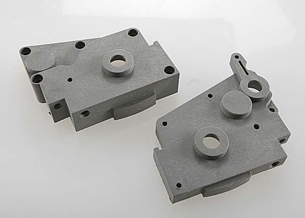 Traxxas Gearbox Halves (Grey) (Left & Right)