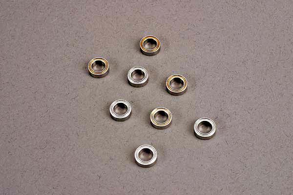 Traxxas Ball Bearings (5x8x2.5mm) (8) (For Wheels Only) - Click Image to Close