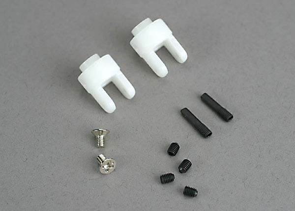 Traxxas Differential output yokes (2)/ 3x5mm countersunk screws - Click Image to Close
