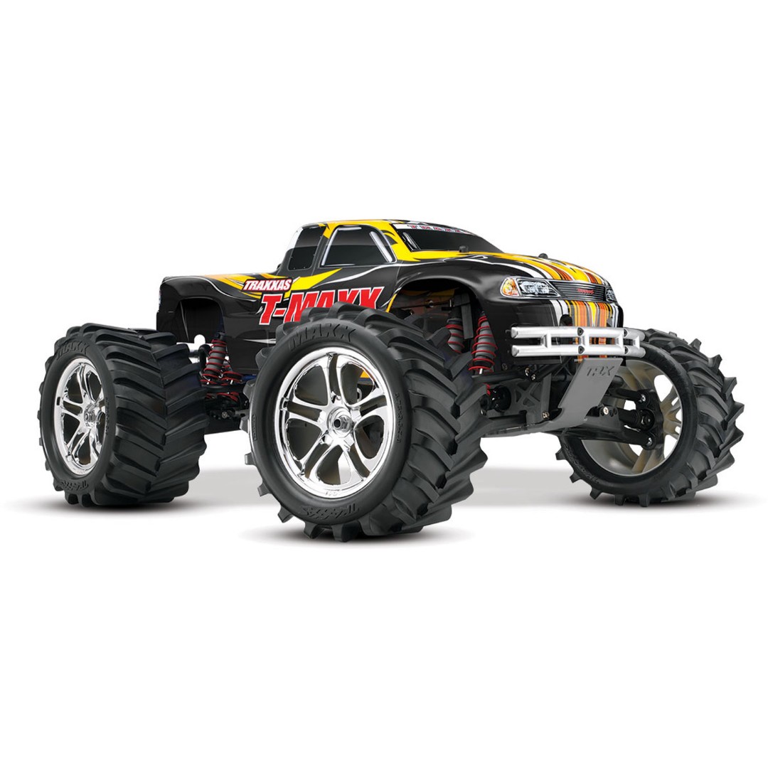 Traxxas T-Maxx Classic 1/10 Scale Nitro Powered 4WD Maxx Monster Truck with TQ 2.4 Ghz Radio System (Black)