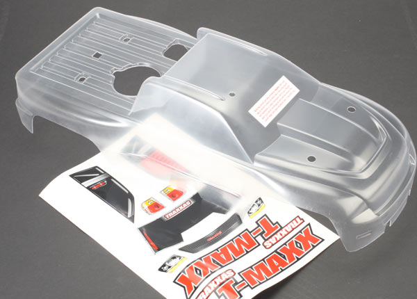 Traxxas T-Maxx 3.3 Body (Clear) - Click Image to Close