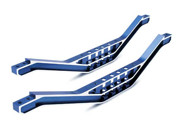 Traxxas Aluminum Lower Chassis Brace (Blue) (TMX.15, 2.5) - Click Image to Close