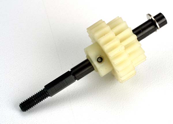 Traxxas Drive Gear, Two-Speed (17/22-Teeth)/ Slipper Shaft - Click Image to Close