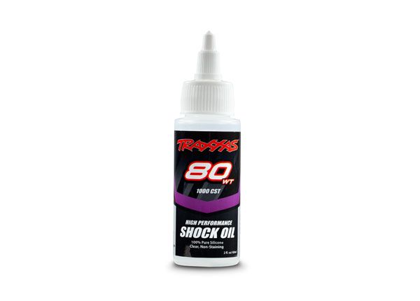 Traxxas Oil, shock (80 wt, 1,000 cSt, 60cc) (silicone)