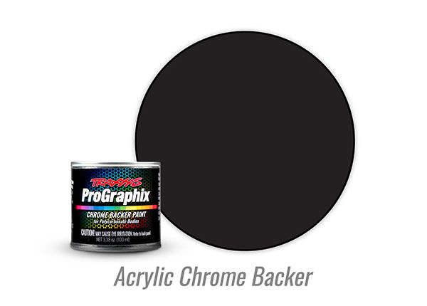 Traxxas Backing Paint, ProGraphix, Black, Acrylic (100mL)
