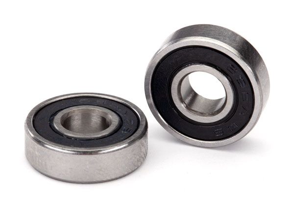 Traxxas Ball bearing, black rubber sealed (6x16x5mm) (2) - Click Image to Close