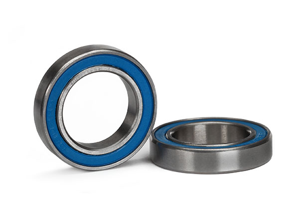 Traxxas Ball bearing, blue rubber sealed (15x24x5mm) (2) - Click Image to Close