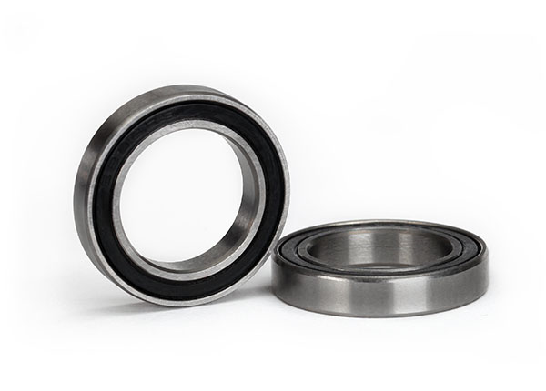 Traxxas Ball bearing, Black rubber sealed (17x26x5mm) (2)