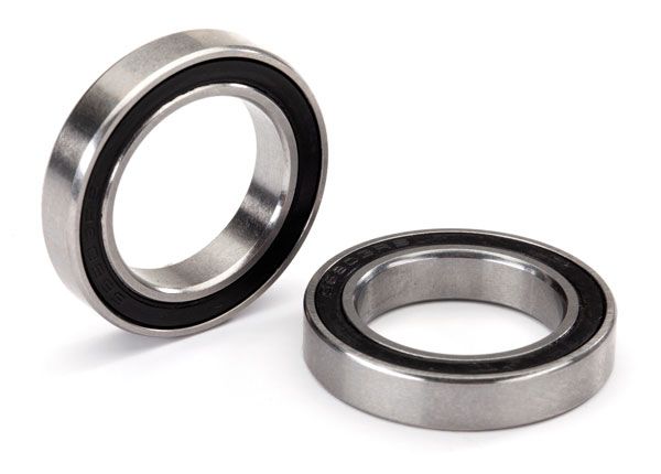 Traxxas Ball bearing, black rubber sealed, stainless (17x26x5) (