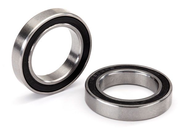 Traxxas Ball bearing, black rubber sealed, stainless (17x26x5) (2)