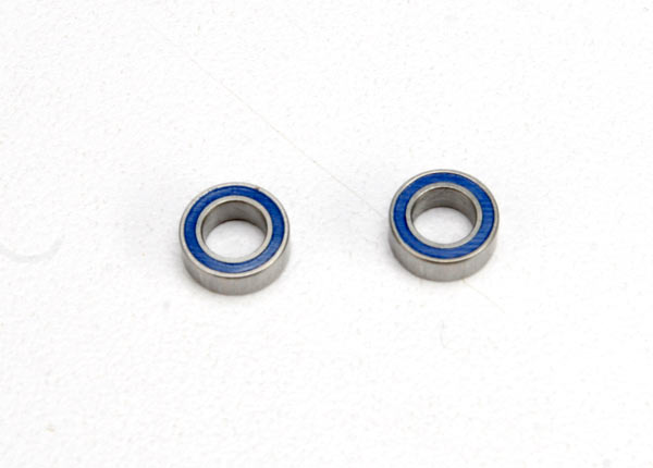 Traxxas 4x7x2.5mm Blue Rubber Sealed Ball Bearing (2)