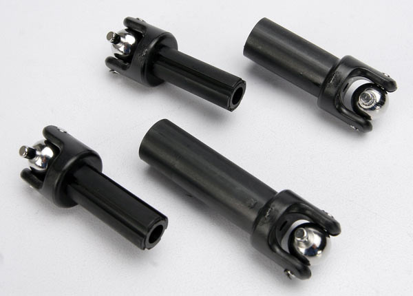 Traxxas Half shafts, center (front and rear) (external-splined ( - Click Image to Close