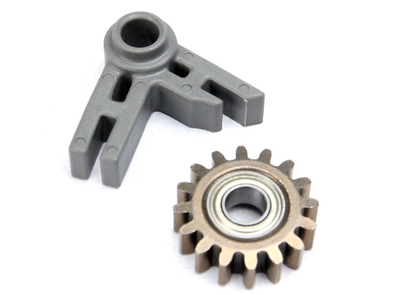 Traxxas Gear, Idler/ Idler Gear Support/ Bearing (Pressed In)