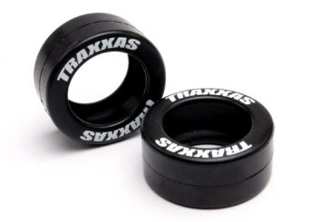 Traxxas Rubber Tires (fits Traxxas Wheelie Bar Wheels) (2) - Click Image to Close
