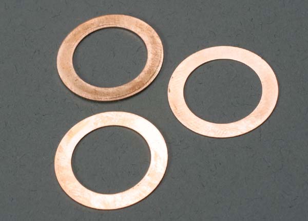 Traxxas Gaskets, Cooling Head: 0.15, 0.25, 0.35mm (1 Each) (Trax - Click Image to Close