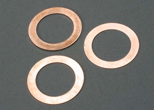 Traxxas Gaskets, Cooling Head: 0.15, 0.25, 0.35mm (1 Each) (Trax