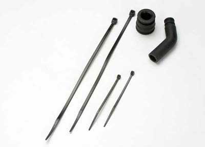 Traxxas Molded Pipe Coupler (Black) - Click Image to Close