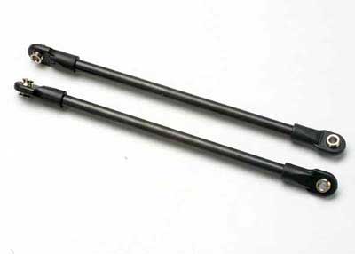 Traxxas Push rod (steel) (assembled with rod ends) (2) (black) ( - Click Image to Close