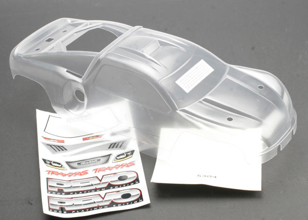 Traxxas Body, Revo (Platinum Edition) (Clear, Requires Painting) - Click Image to Close