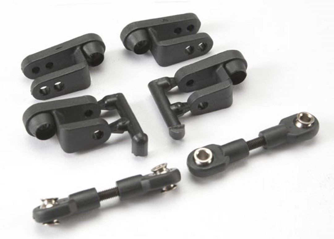 Traxxas Servo Horns, Steering, Long(2),Short (2)/Linkage, Steering (3x20mm Turnbuckle)(2)/Rod Ends (short)(4)/hollow balls (4)