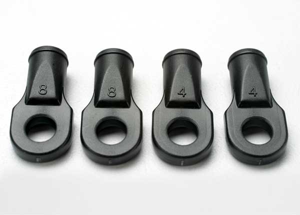 Traxxas Rod ends, Revo (large, for rear toe link only) (4) - Click Image to Close