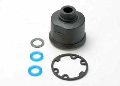 Traxxas Carrier, differential/ x-ring gaskets (2)/ ring gear gas