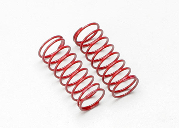 Traxxas Spring, shock (red) (GTR) (1.4 rate double pink stripe)