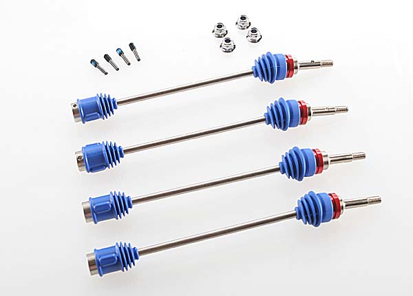 Traxxas CV Driveshaft Set (4) (Revo/Maxx 3.3) - Click Image to Close