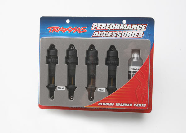 Traxxas Hard Anodized PTFE-Coated GTR Shock Set (4) - Click Image to Close