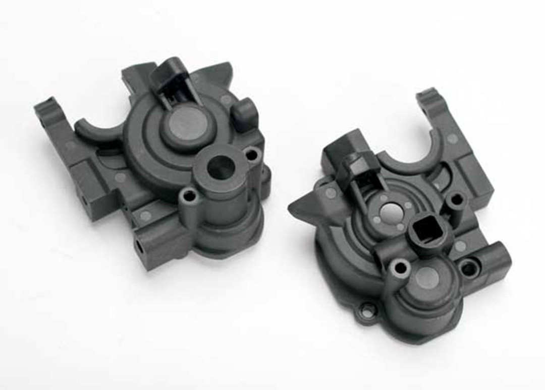 Traxxas Left & Right Gearbox Halves (Jato) - Click Image to Close