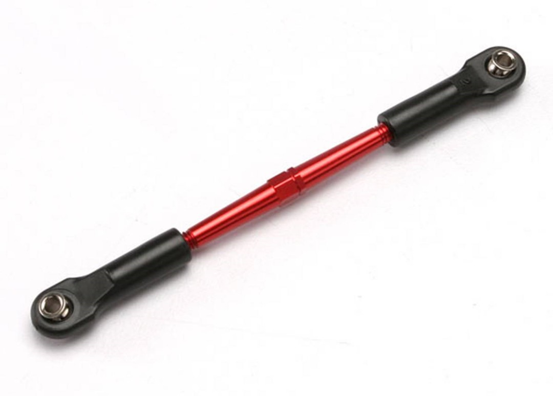 Traxxas 61mm Aluminum (red) Turnbuckle, Front Toe Link (Jato) - Click Image to Close